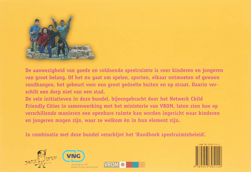 Achterkant van Kindvriendelijke projecten in de openbare ruimte