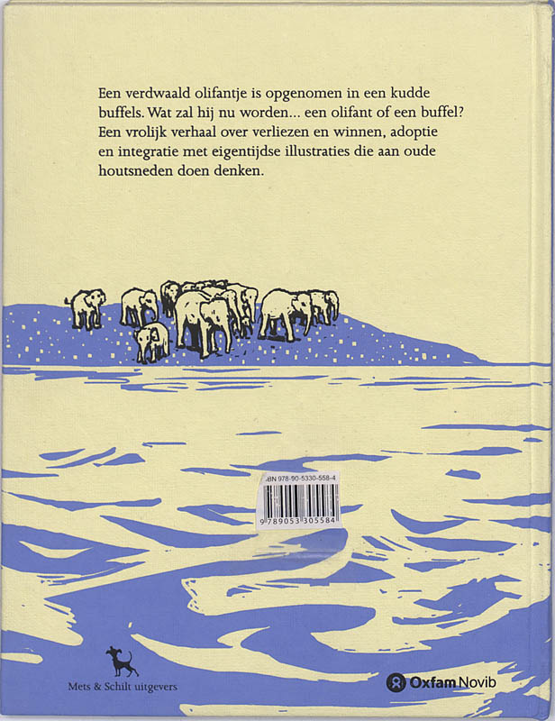Achterkant van Buffalo Fantje