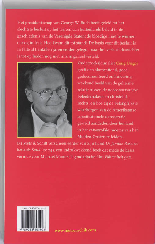 Achterkant van De ondergang van de familie Bush