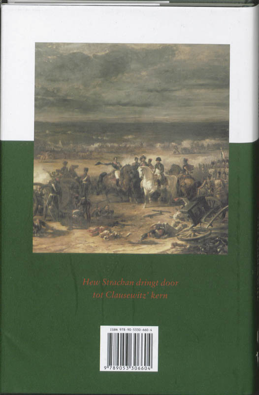 Achterkant van Vom Kriege van Clausewitz