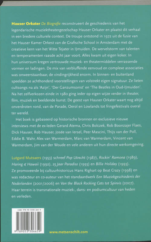 Achterkant van Hauser Orkater