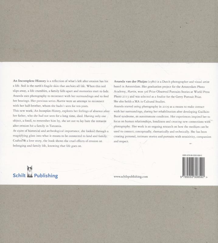 Achterkant van An incomplete history