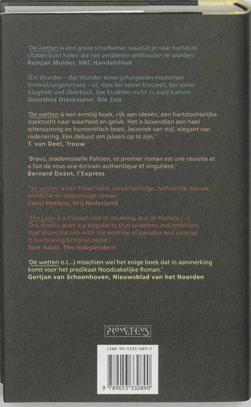 Achterkant van De wetten