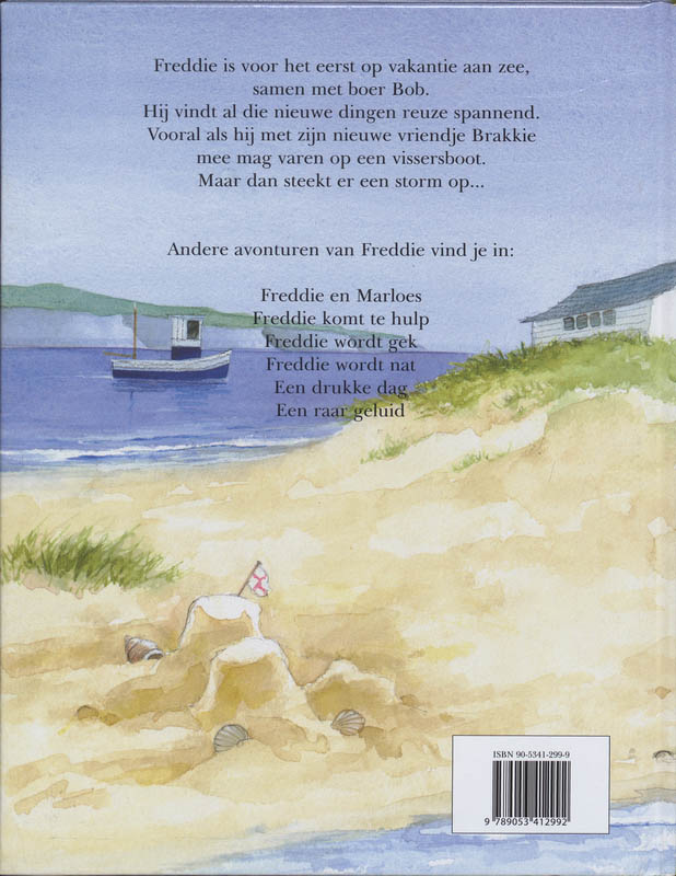 Achterkant van Freddie de zeehond