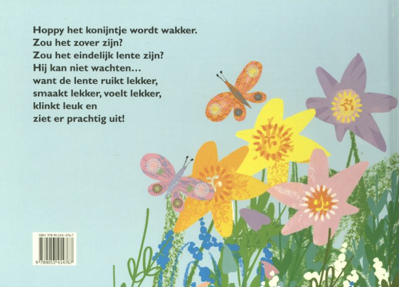 Achterkant van Hoera! Het is lente!