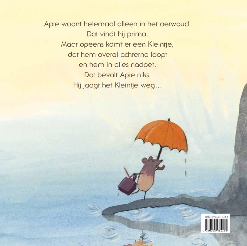 Achterkant van Apie en het kleintje