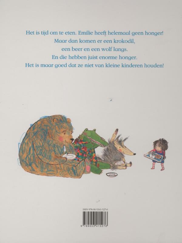 Achterkant van Emilie! eten!