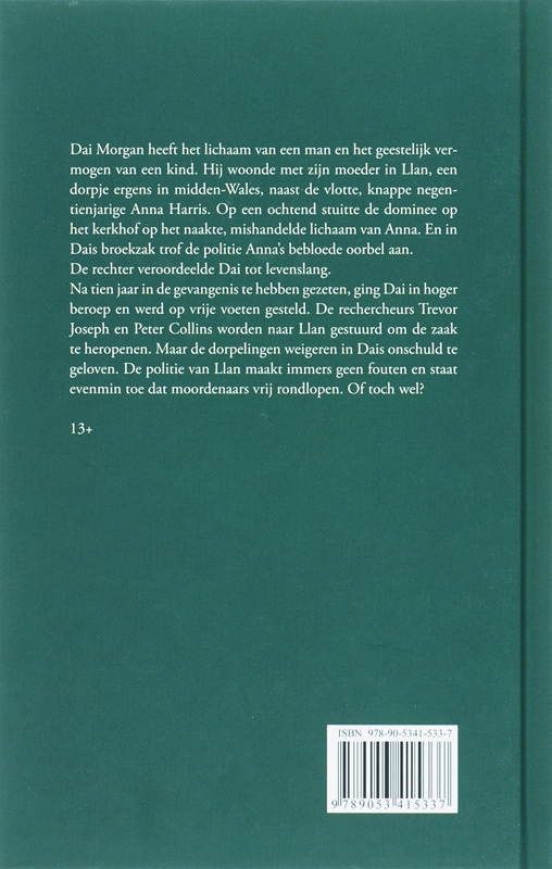 Achterkant van De kerkhofmoord