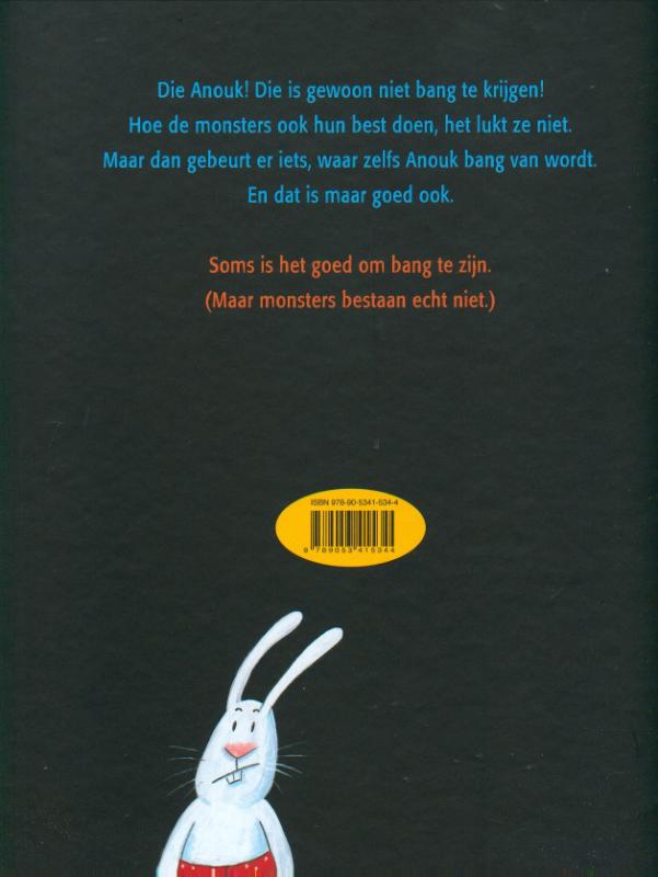 Achterkant van Ga weg, monsters!
