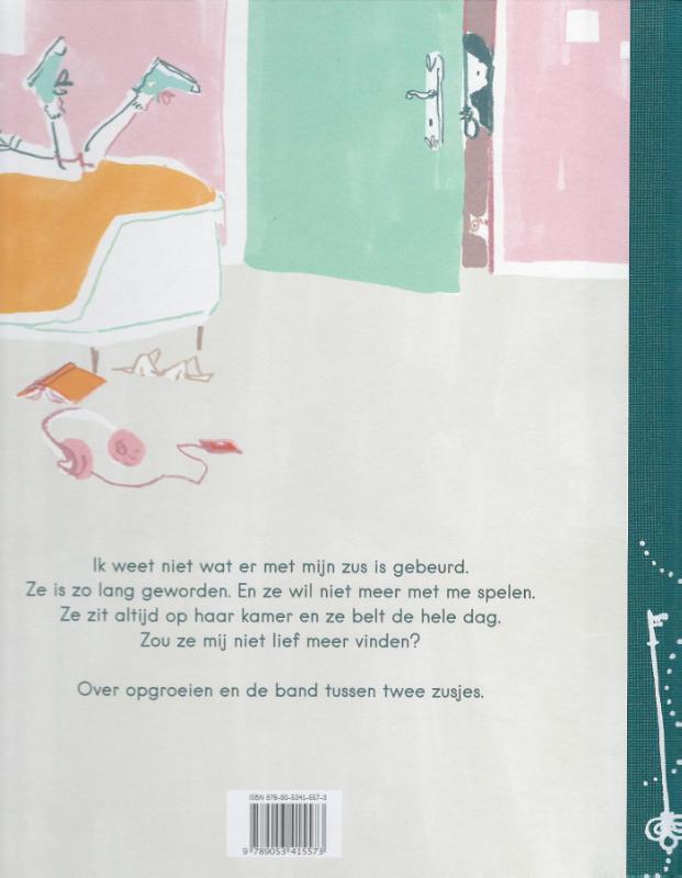Achterkant van Wat is er met mijn zus gebeurd?
