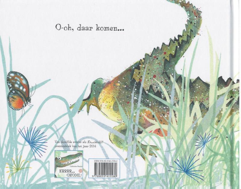 Achterkant van Twéé krrr...okodillen!