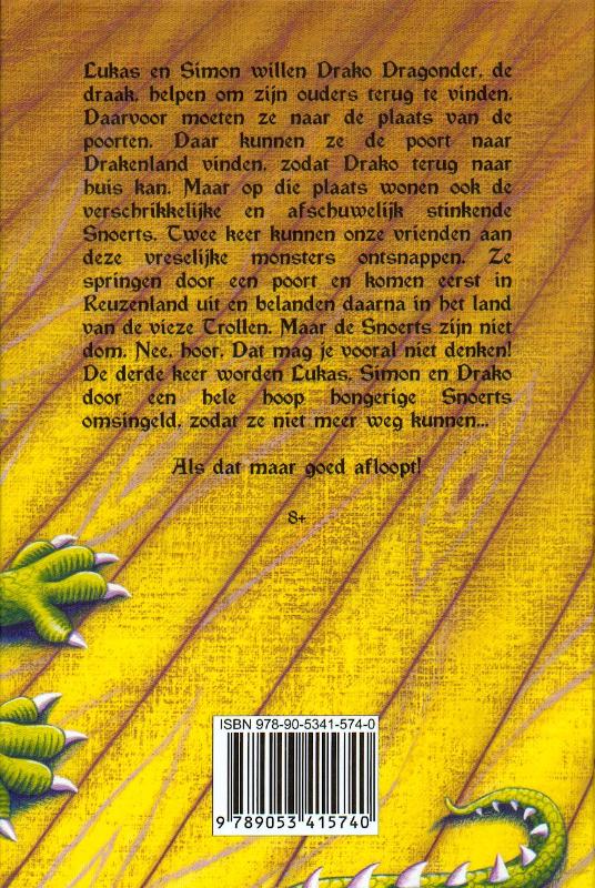 Achterkant van Drako Dragonder