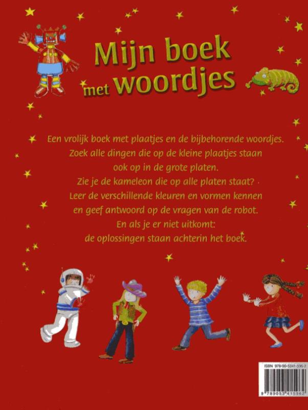 Achterkant van Mijn boek met woordjes