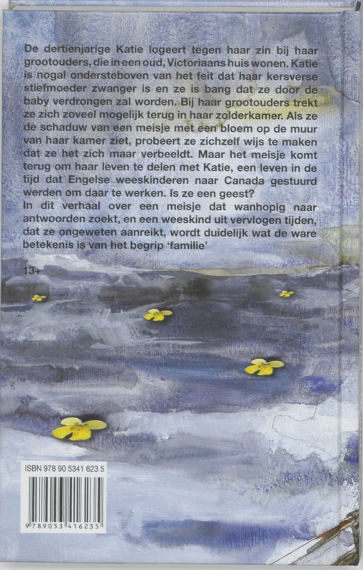 Achterkant van Het meisje met de bloem