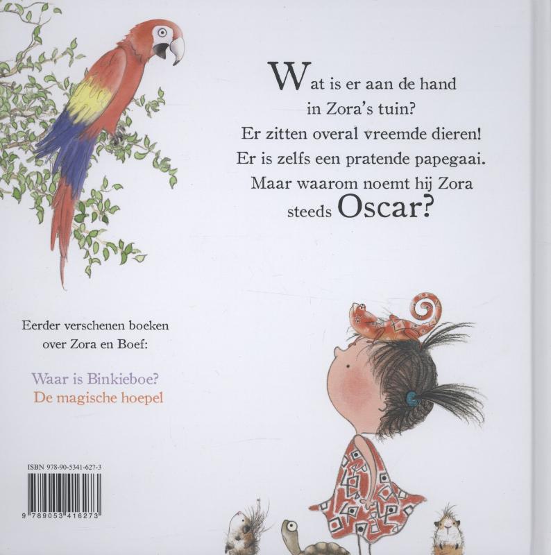 Achterkant van Hallo Oscar