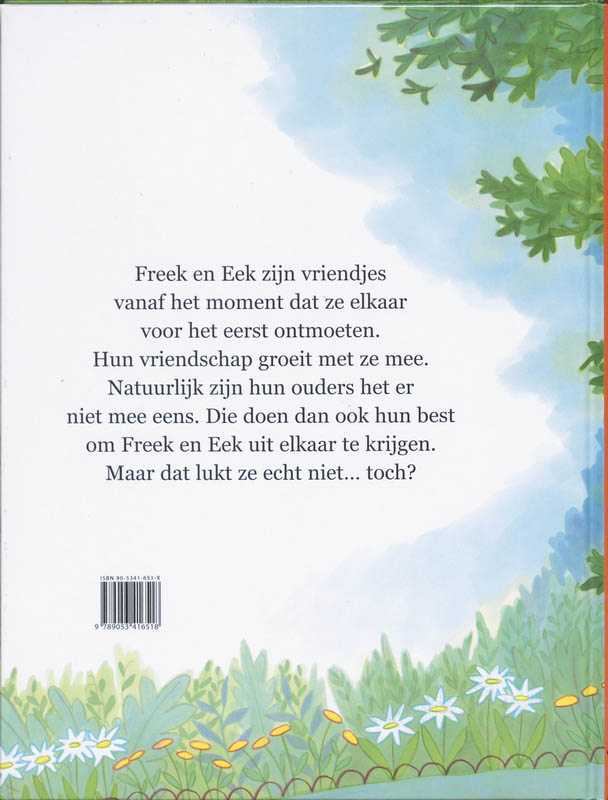 Achterkant van Freek en Eek