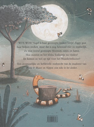 Achterkant van Ziggy en het maanlicht