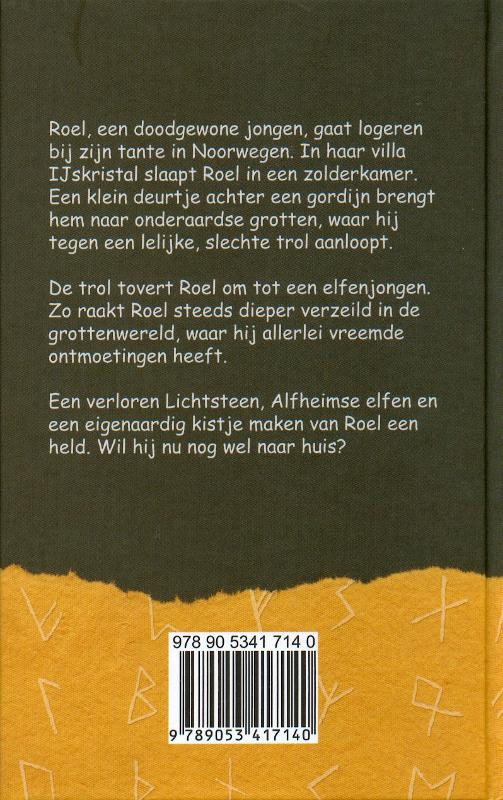 Achterkant van De verloren lichtsteen