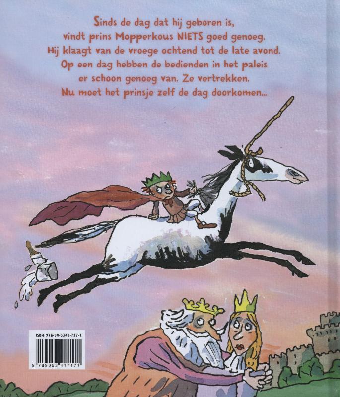 Achterkant van Prins Mopperkous