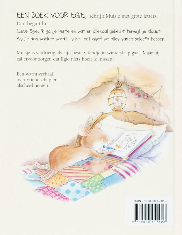 Achterkant van Een boek voor Egie