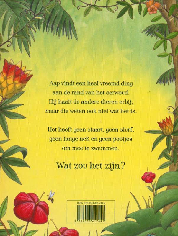 Achterkant van Wat zou dat zijn?