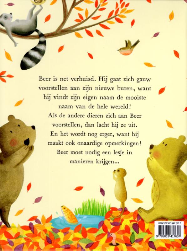 Achterkant van Ik heet beer!