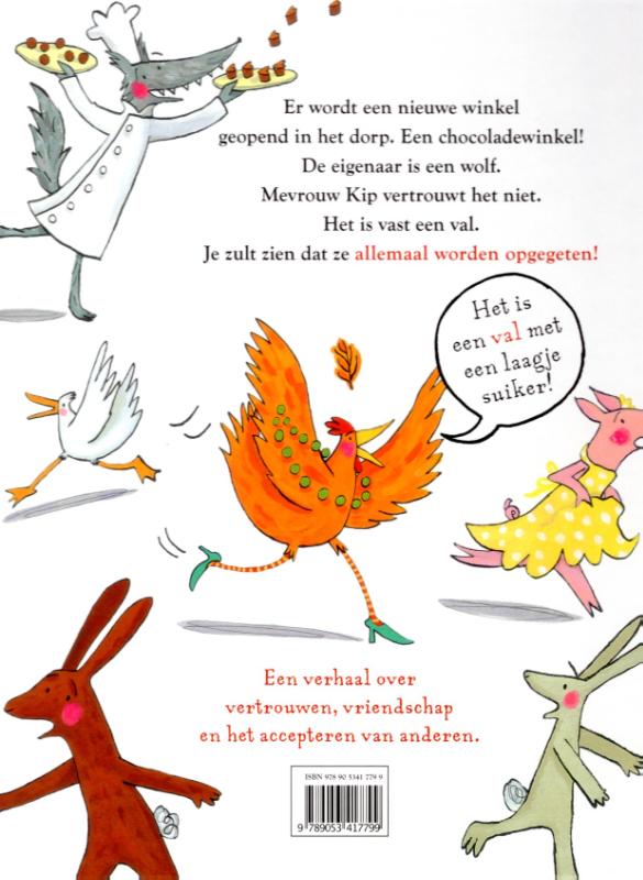 Achterkant van De woeste zoete wolf