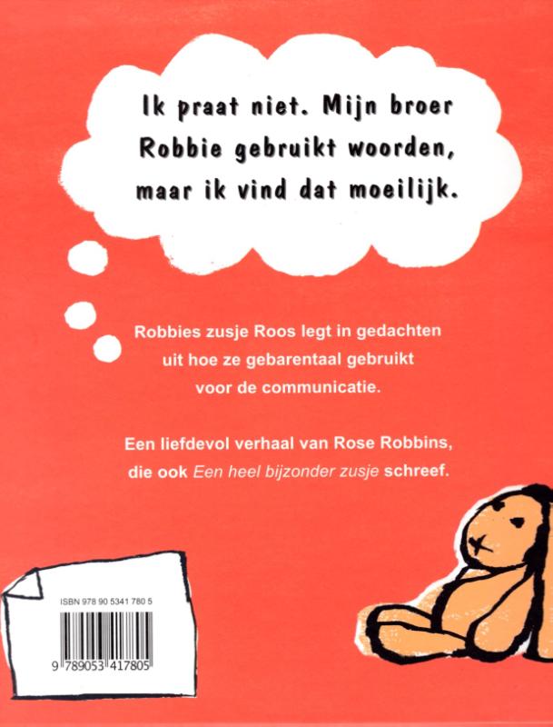 Achterkant van Praten is niet mijn ding