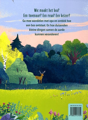 Achterkant van Wie maakt het bos?