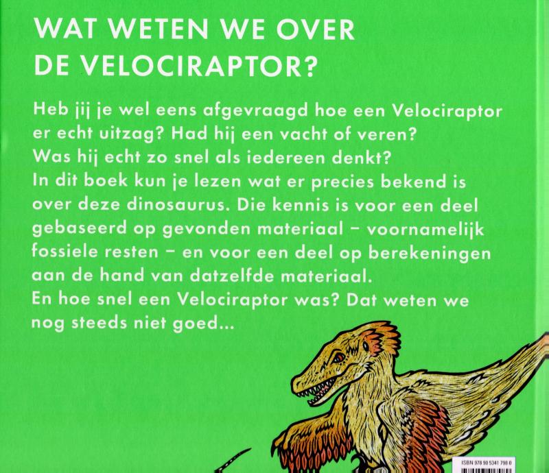 Achterkant van Hoe snel was een Velociraptor?