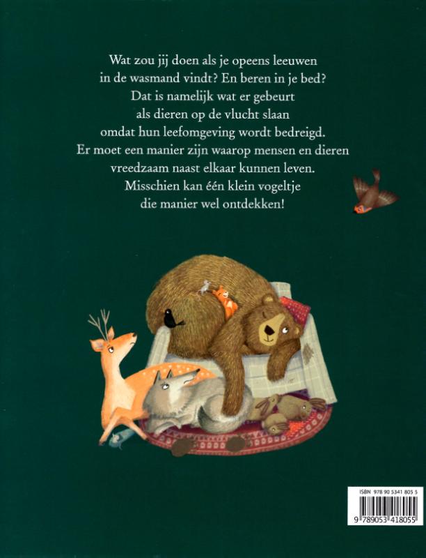 Achterkant van Eén klein vogeltje