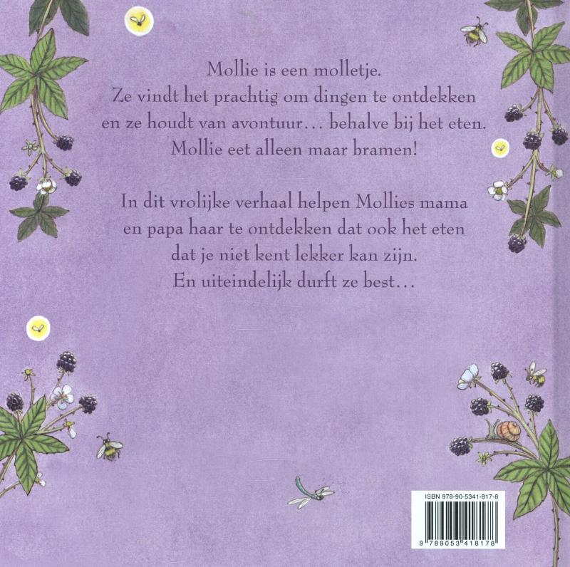 Achterkant van Moedige Mollie