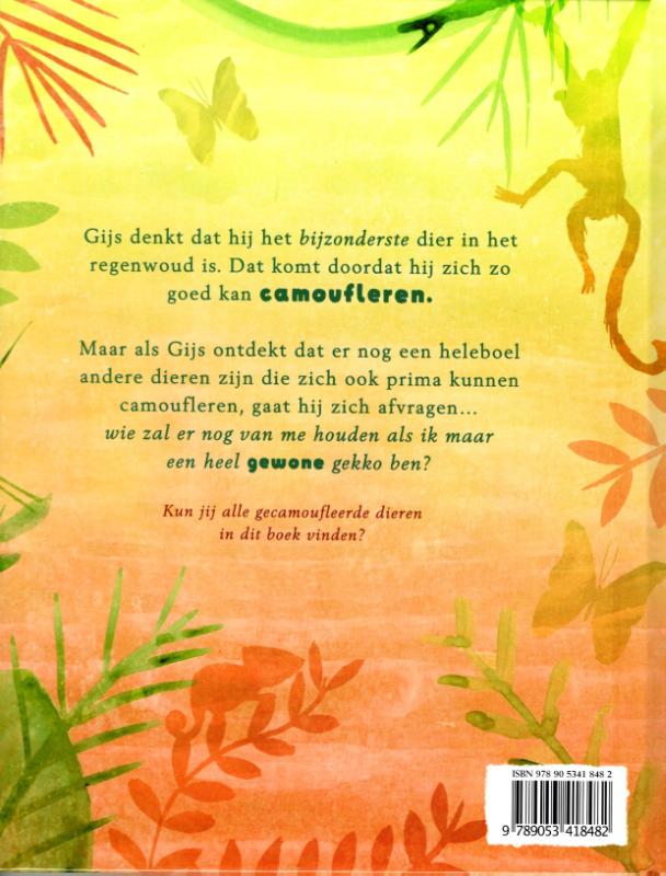 Achterkant van Gijs de gewone gekko