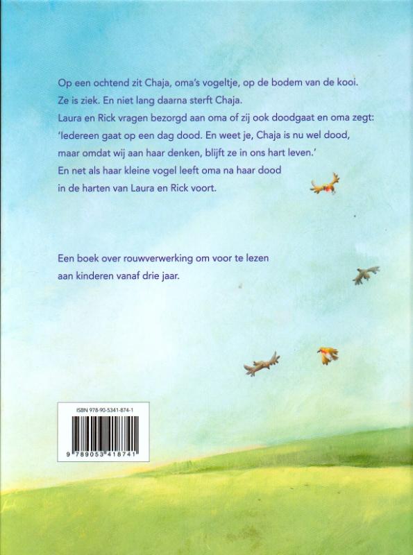 Achterkant van Een plek voor oma