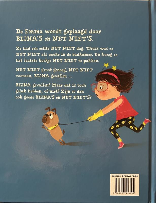 Achterkant van Net niet maar bijna