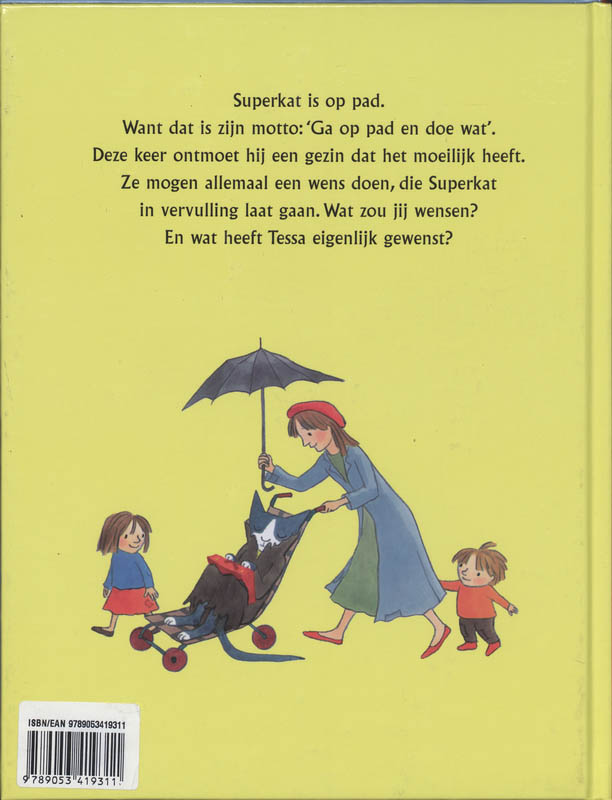 Achterkant van Superkat!