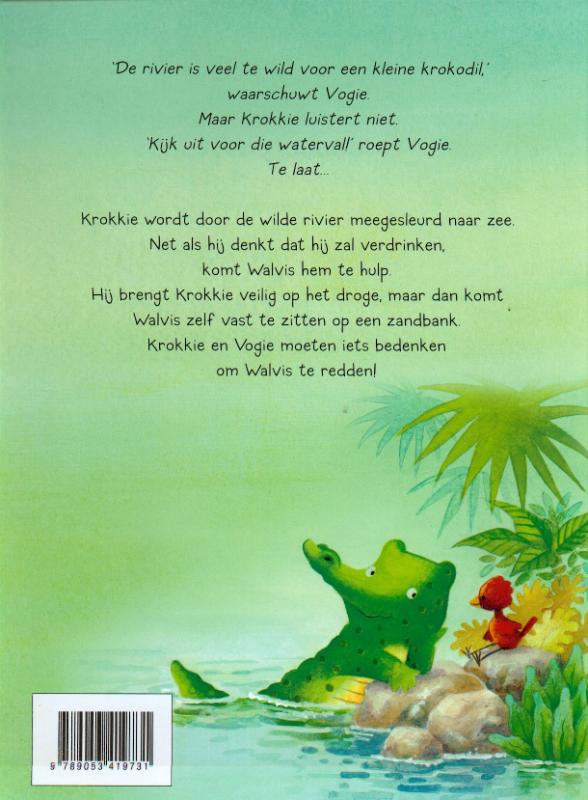 Achterkant van Krokkie en Walvis