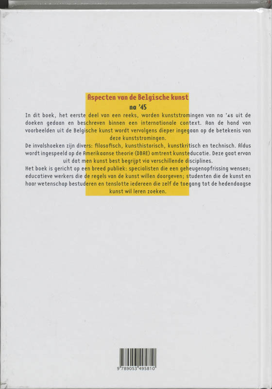 Achterkant van 1