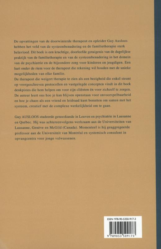 Achterkant van De competentie van families