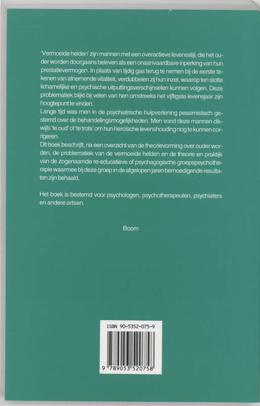 Achterkant van Vermoeide helden