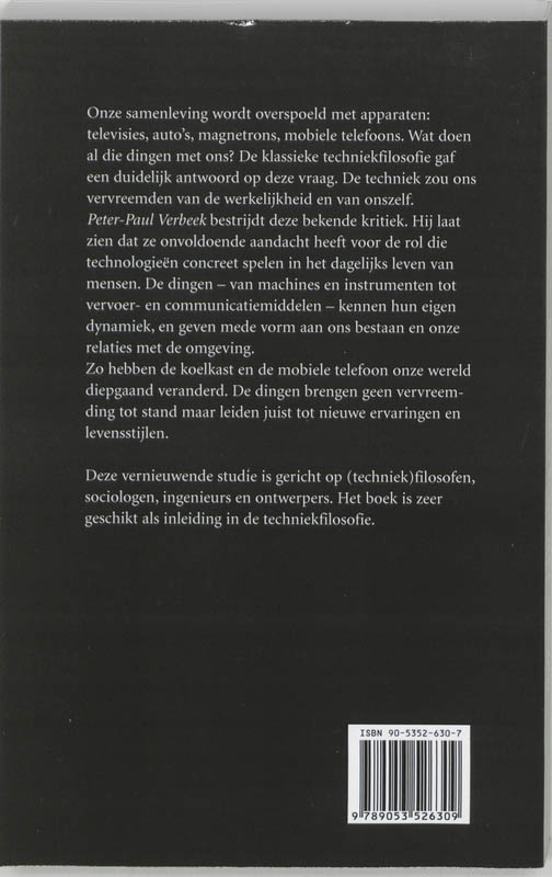 Achterkant van De daadkracht der dingen