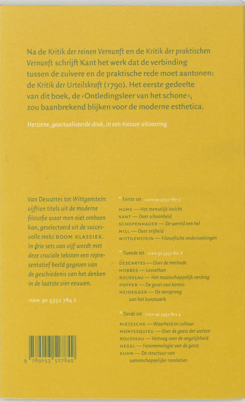 Achterkant van Over schoonheid