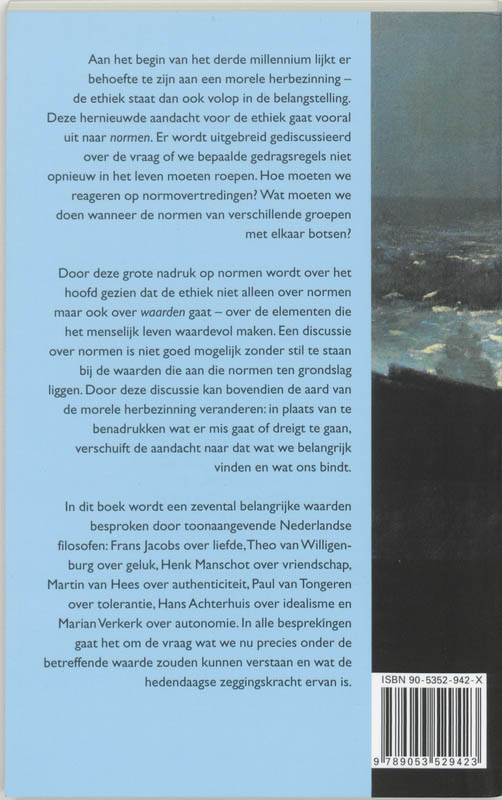 Achterkant van Het goede leven