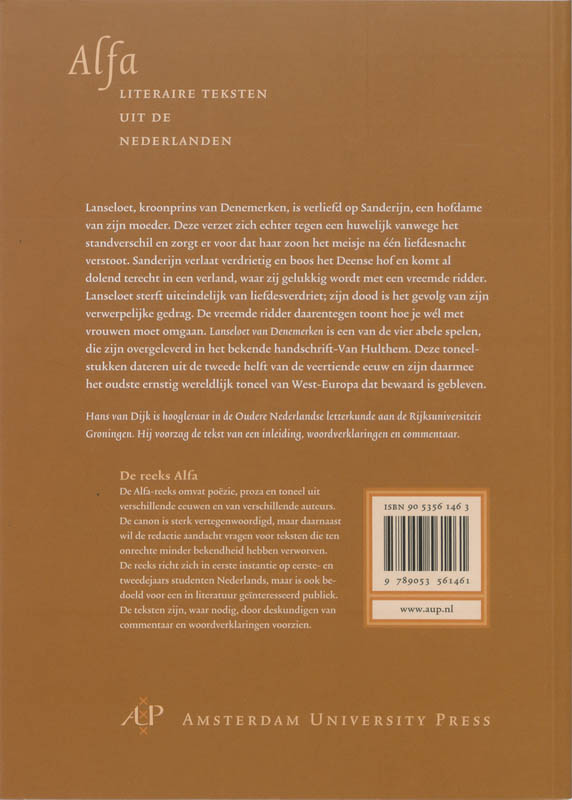Achterkant van Lanseloet van Denemerken