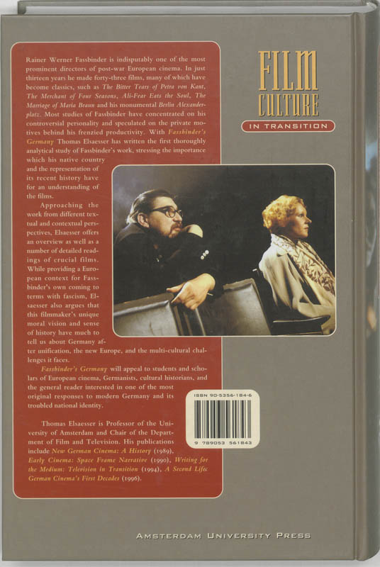 Achterkant van Fassbinder's Germany