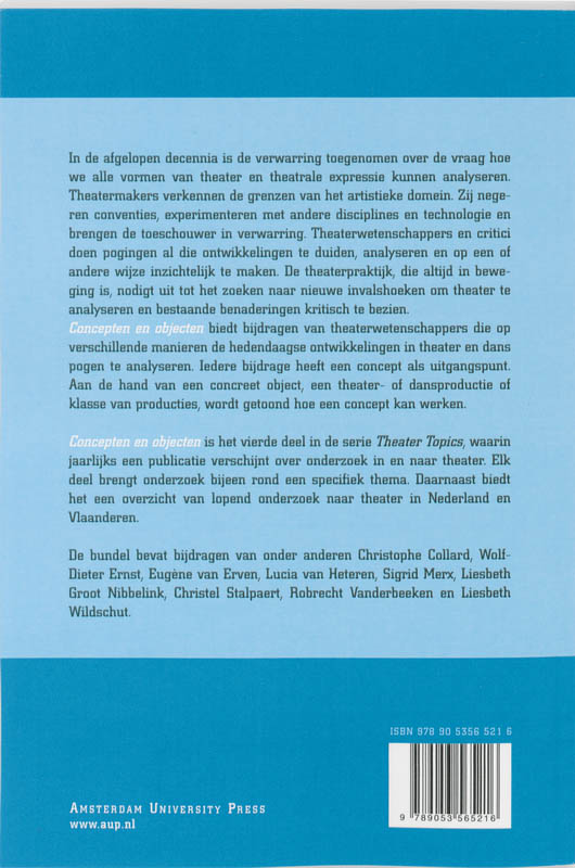 Achterkant van Concepten en objecten
