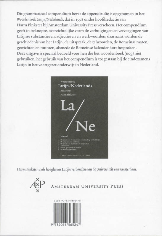 Achterkant van Appendix