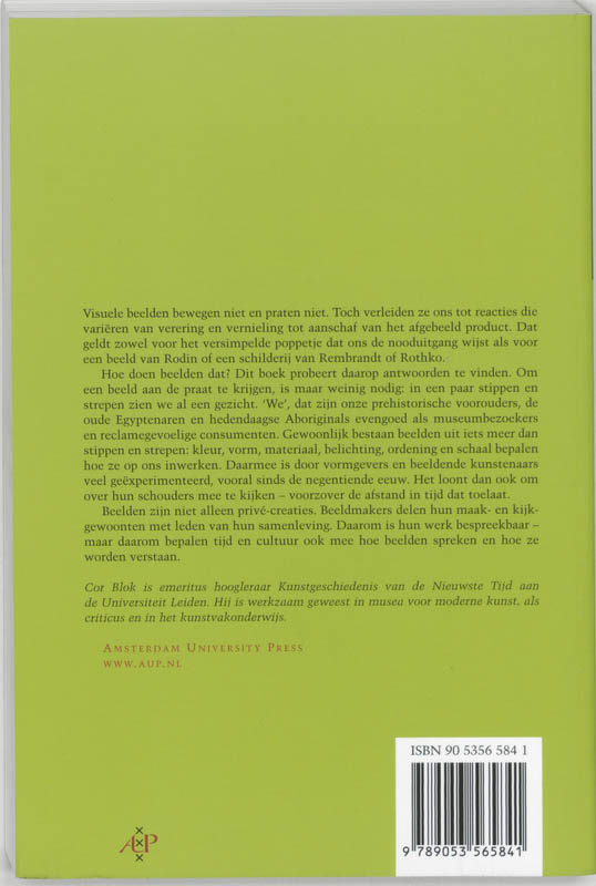 Achterkant van Beeldvertalen
