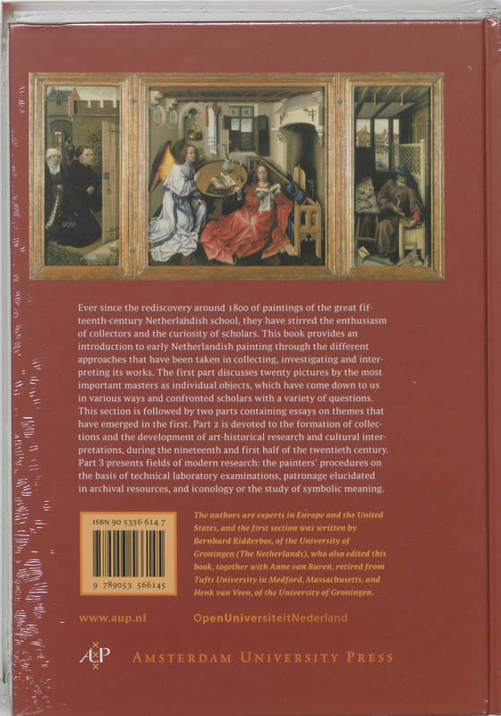 Achterkant van Early Netherlandish Paintings