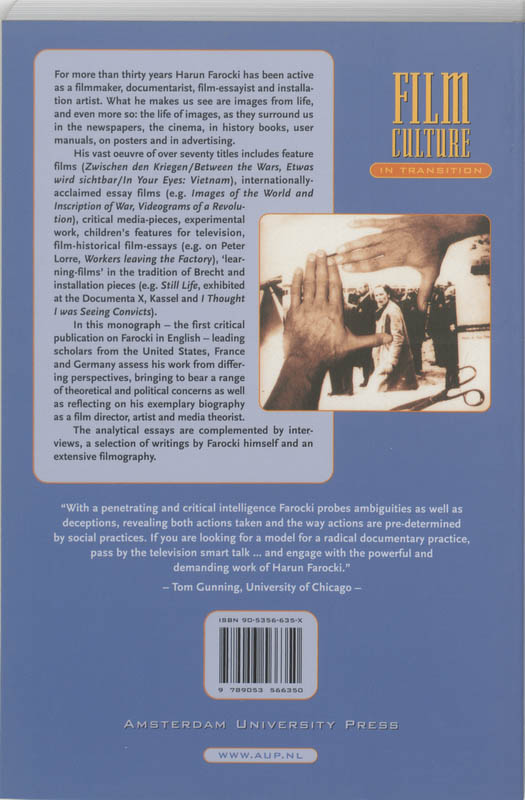 Achterkant van Harun Farocki